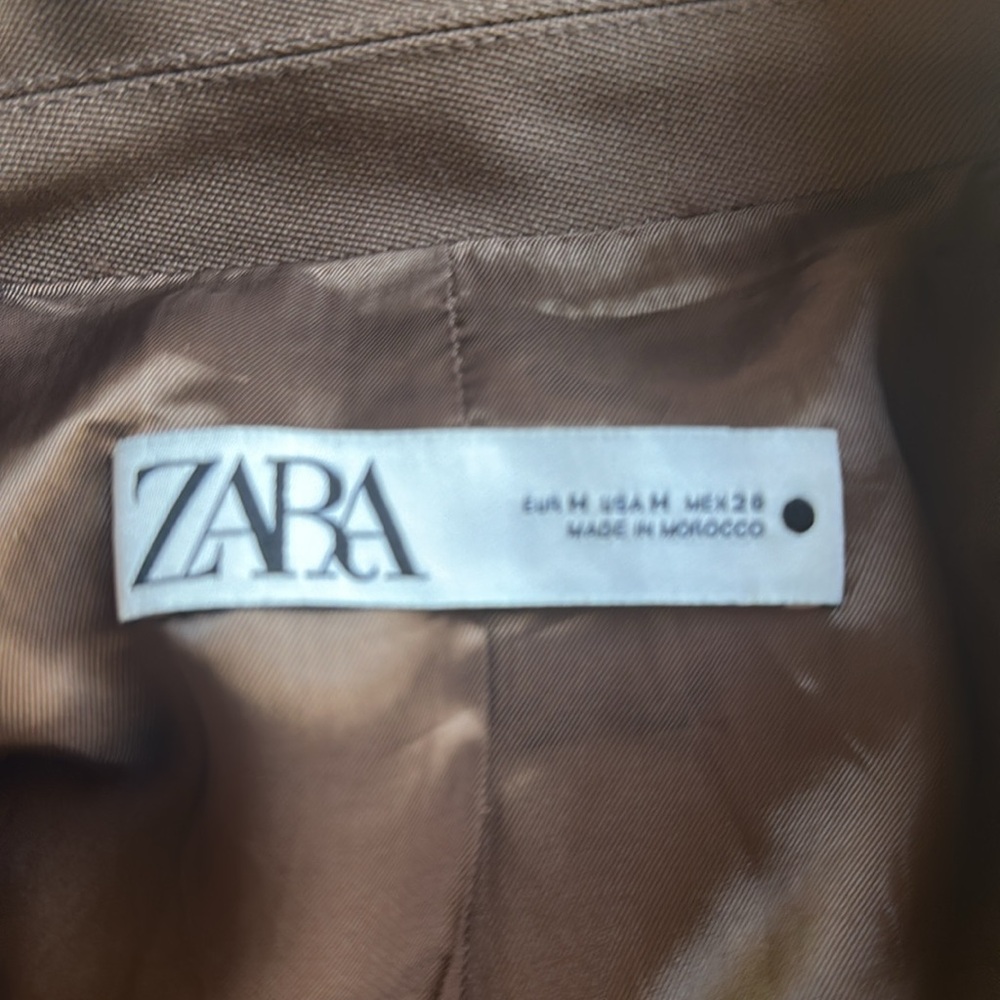 ZARA asymmetrical blazer. Size medium. Worn once. - Picture 4 of 4
